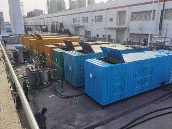石柱柴油发电机出租案例展示